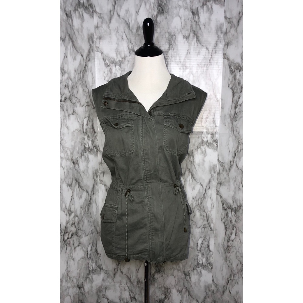 NWOT Plus Size “Ashley Wear” Olive Colored Vest